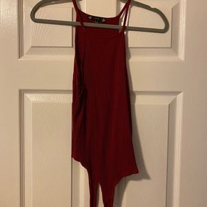Women's Red Bodysuit (size medium)